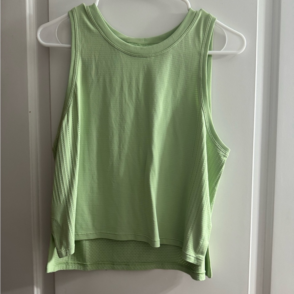 Lululemon Athletica Light Green Tank Top